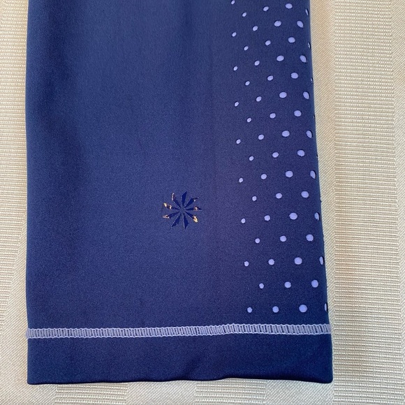 Athleta Girl Spring It On Cropped Leggings Sz L/12 2 Tone - Picture 8 of 10
